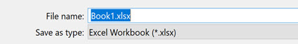 Save an Excel workbook to a name of choice